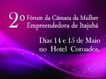 Notícia: CONFIRA A PROGRAMAÇÃO DO 2º FÓRUM DA MULHER EMPREENDEDORA DE ITAJUBÁ
