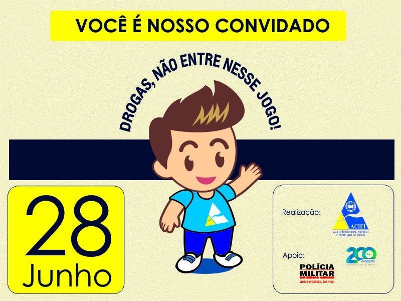 Notícia: CAMPANHA DROGAS, NÃO ENTRE NESSE JOGO