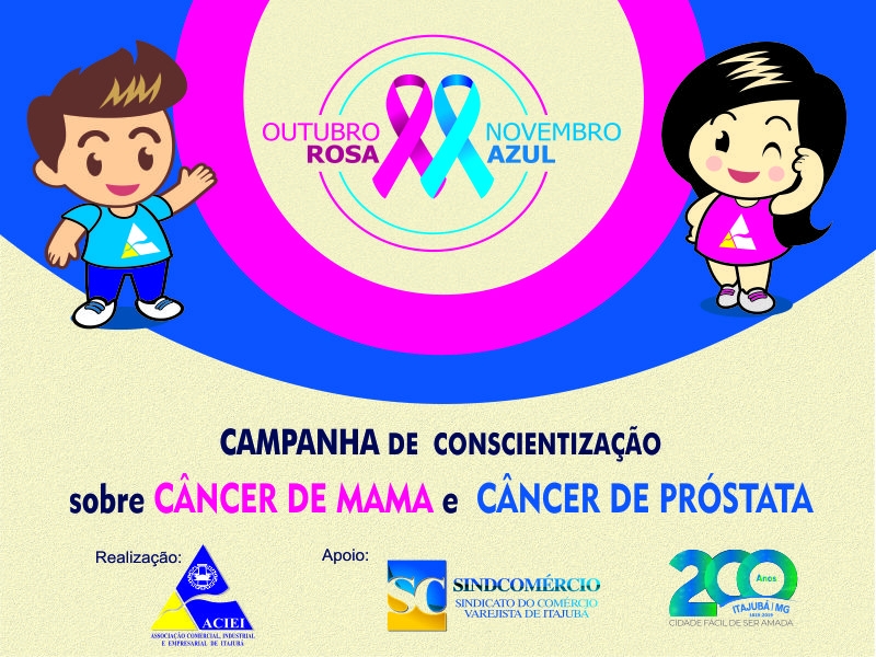 Notícia: ACIEI PROMOVE SÉTIMA EDIÇÃO DA CAMPANHA OUTUBRO ROSA / NOVEMBRO AZUL