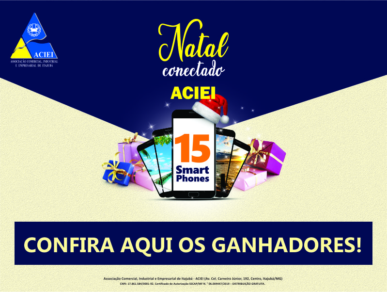Notícia: ACIEI REALIZA SORTEIO DA CAMPANHA NATAL CONECTADO