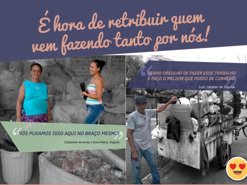 Notícia: PROJETO ComCIÊNCIA BUSCA DOAÇÕES PARA COOPERATIVAS DE RECICLAGEM EM ITAJUBÁ