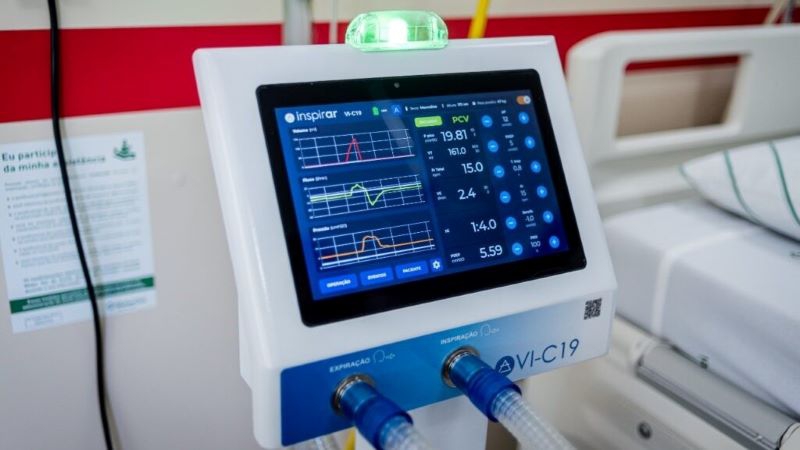 Notícia: ACIEI DOA RESPIRADOR PARA HOSPITAL DE CLÍNICAS