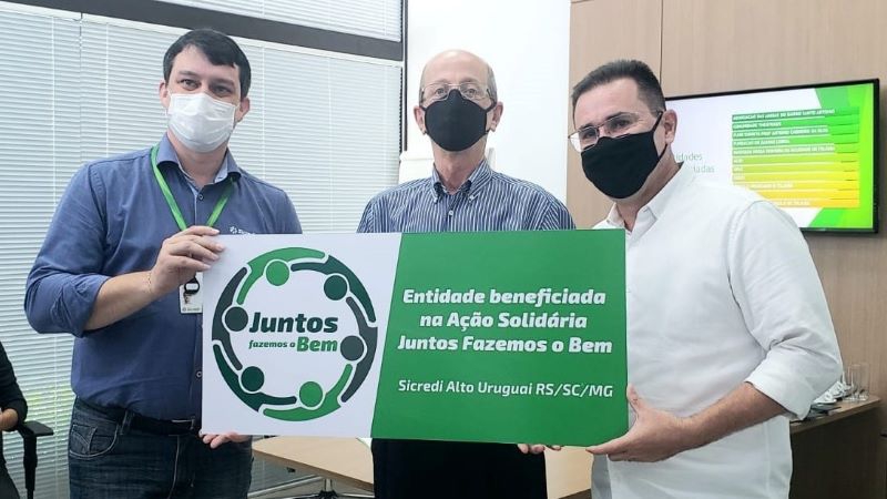Notícia: ACIEI É BENEFICIADA COM PROGRAMA JUNTOS FAZEMOS O BEM DA SICREDI