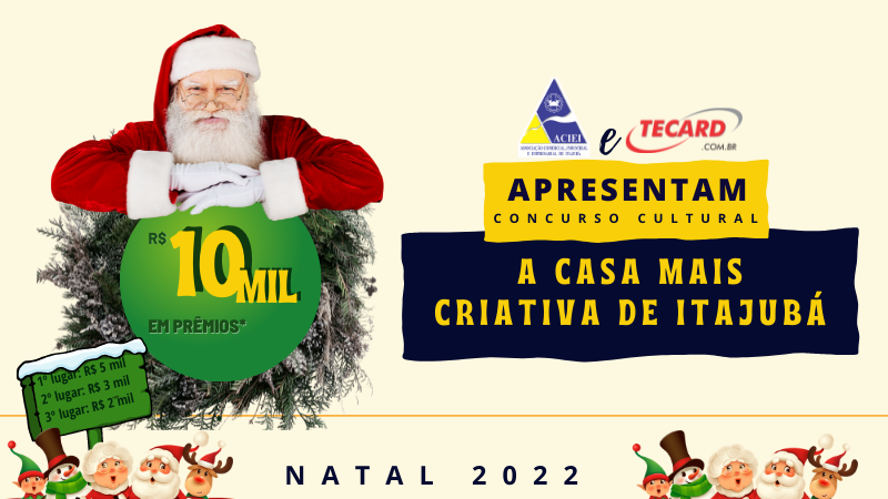 Notícia: NATAL 2022: INSCRIÇÕES ABERTAS PARA O CONCURSO A CASA MAIS CRIATIVA DE ITAJUBÁ