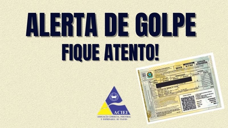 Notícia: ATENÇÃO PARA POSSÍVEL TENTATIVA DE GOLPE APLICADA EM EMPRESÁRIOS 